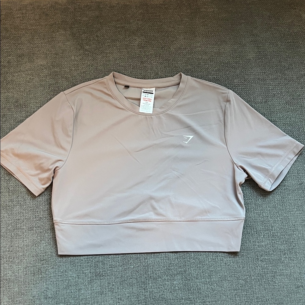 Gymshark Women's Crop Top - Light Gray